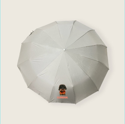 훈토스 맞춤형 캐릭터 3단 자동 우산, 반려동물 이미지 및 레터링 가능한 우산
