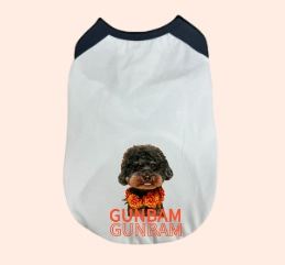 훈토스 브랜드 강아지 커스텀 티셔츠, 반려견 맞춤형 패션 티셔츠